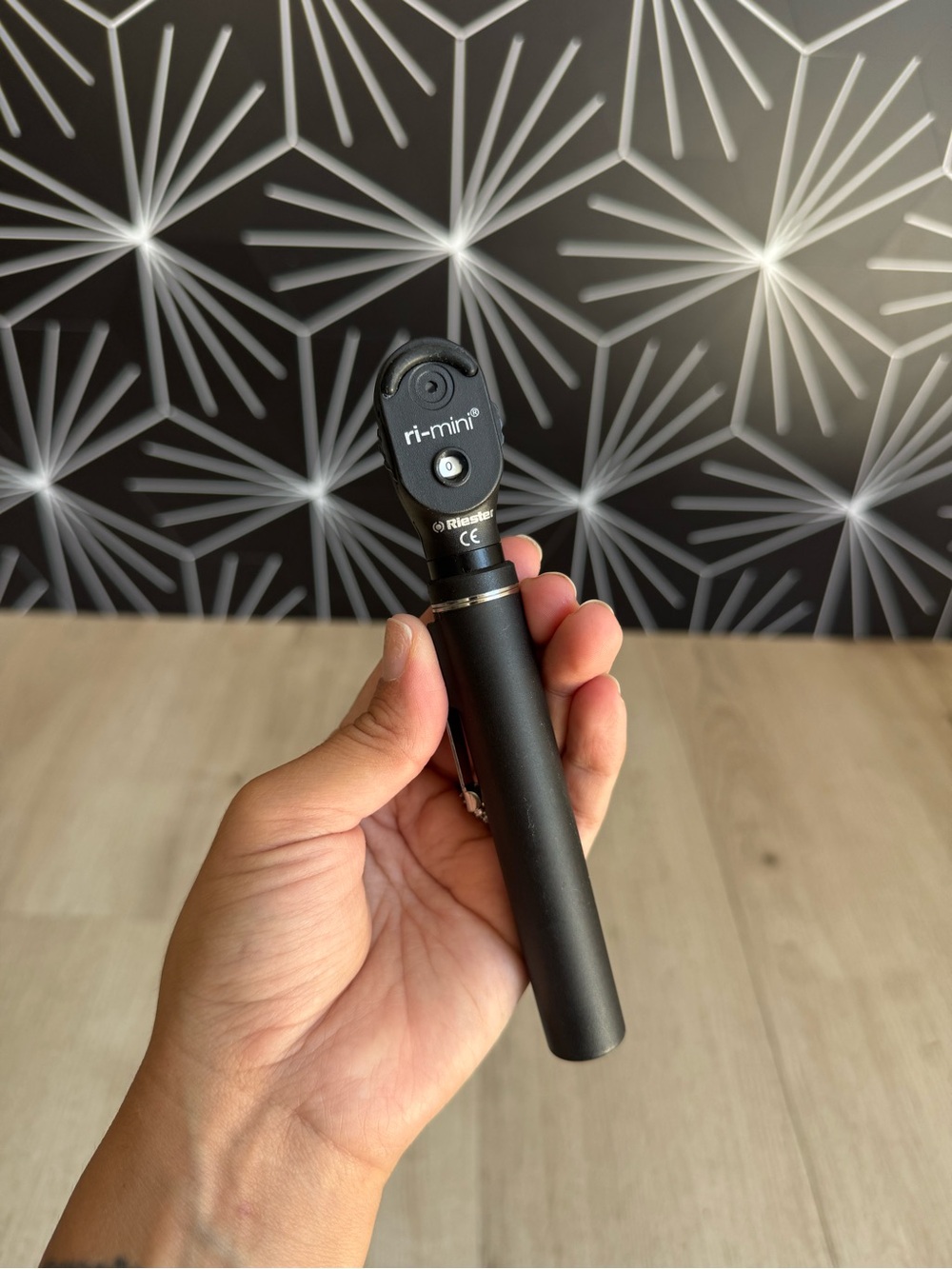 Riester Ri-Mini Pocket Ophthalmoscope 2.5V Black